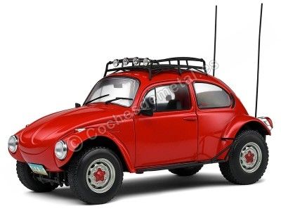 Cochesdemetal.es 1975 Volkswagen VW Beetle Escarabajo "Baja Bug" Rojo 1:18 Solido S1809602