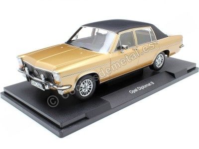 Cochesdemetal.es 1972 Opel Diplomat B Beige Metalizado/Negro 1:18 MC Group 18335