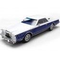 Cochesdemetal.es 1978 Lincoln Continental Mark V Azul/Blanco 1:18 MC Group 18407MCW