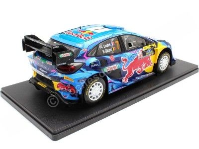 Cochesdemetal.es 2023 Ford Puma Rally1 Nº7 Loubet/Gilsoul Rally Suecia 1:18 IXO Models 18RMC154B.22 2