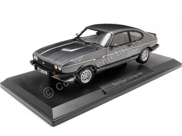 Cochesdemetal.es 1981 Ford Capri 2.8i Injection Gris Metalizado 1:18 Norev 182725