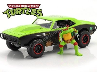 Cochesdemetal.es 1967 Chevrolet Camaro + Raphael "Tortugas Ninja" 1:24 Jada Toys 33386 253285001