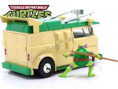 Cochesdemetal.es 1984 Party Wagon + Donatello "Tortugas Ninja" 1:24 Jada Toys 34529 253285003 2