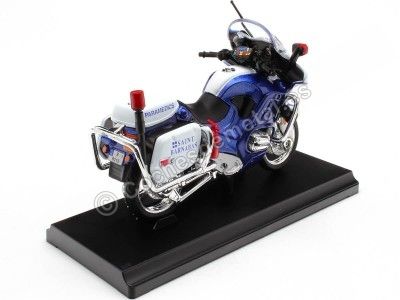 Cochesdemetal.es 1996 BMW R1100 RT "Paramedics" Azul/Blanca 1:18 Welly 12150 2