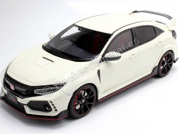 Cochesdemetal.es 2017 Honda Civic Type R Blanco 1:18 Kyosho Samurai KSR18029W