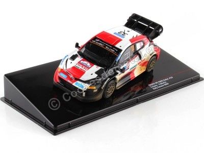 Cochesdemetal.es 2022 Toyota GR Yaris Rally 1 Nº33 Evans/Martin Versión Sucio Rally Estonia 1:43 IXO Models RAM860.22