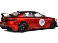 Cochesdemetal.es 2021 Alfa Romeo Giulia GTA M Nº99 Homenaje GP Mugello 1969 Rojo Bicapa/Blanco 1:18 Solido S1806904