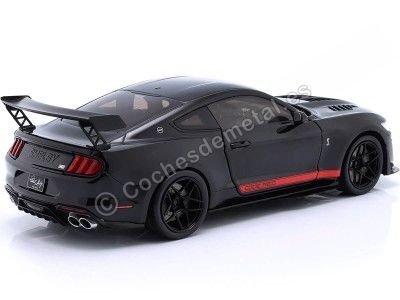 Cochesdemetal.es 2022 Ford Mustang Shelby GT 500 Code Red Negro/Rojo 1:18 Solido S1805909 2