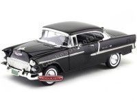 1955 Chevrolet Bel Air Hard Top Negro Metalizado Motor Max 73185BK