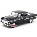 1955 Chevrolet Bel Air Hard Top Negro Metalizado 1:18 Motor Max 73185 Cochesdemetal 1 - Coches de Metal 