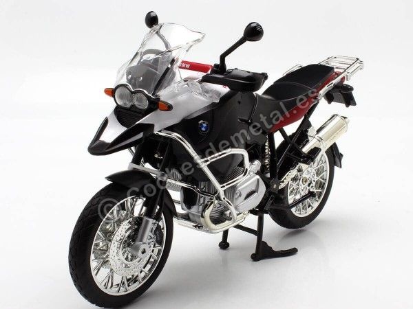 Cochesdemetal.es 2013 Motocicleta BMW R1200GS Blanco/Negro 1:9 Rastar 42000