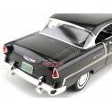 Cochesdemetal.es 1955 Chevrolet Bel Air dur noir métal 1:18 Motor max 73185