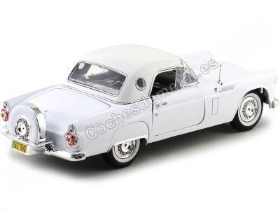 Cochesdemetal.es 1956 Ford Thunderbird Hard Top Blanco 1:18 Motor Max 73176 2