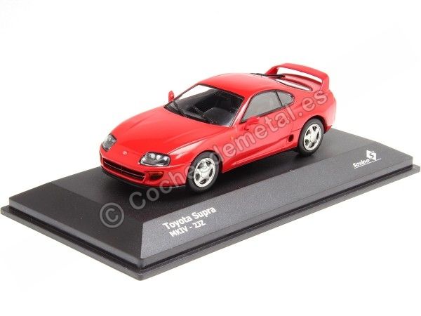 Cochesdemetal.es 2001 Toyota Supra MK4 2JZ Rojo 1:43 Solido S4314003