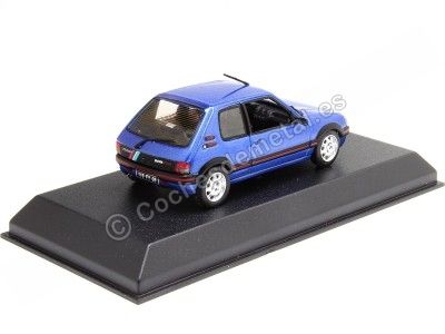 Cochesdemetal.es 1992 Peugeot 205 GTi 1.9 Azul Miami 1:43 Norev 471737 2