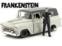 1957 Chevy Suburban + Figura Frankenstein 1:24 Jada Toys 32191/253255032