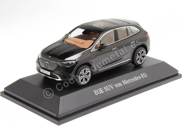 Cochesdemetal.es 2023 Mercedes-Benz EQE SUV Electric Art Line (X294) Negro Obsidiana 1:43 Dealer Edition B66960835