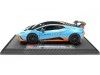 Cochesdemetal.es 2021 Lamborghini Huracan STO Azul Claro/Naranja 1:18 Rastar 63800