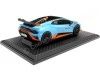 Cochesdemetal.es 2021 Lamborghini Huracan STO Azul Claro/Naranja 1:18 Rastar 63800