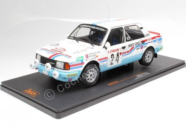 Cochesdemetal.es 1987 Skoda 130L Nº24 Haugland/Vegel Rally Monte Carlo 1:18 IXO Models 18RMC156.22