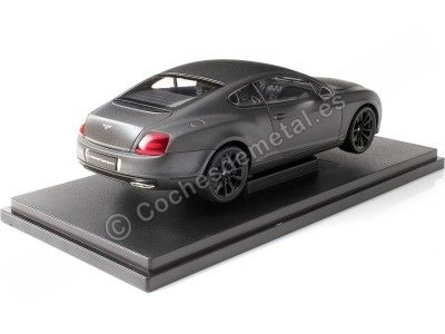 Cochesdemetal.es 2010 Bentley Continental Supersport Coupe Gris Mate 1:18 Welly 18038 2