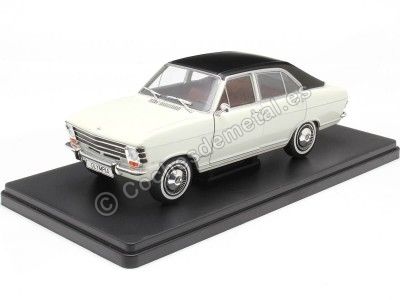 Cochesdemetal.es 1967 Opel Olympia A Blanco/Negro 1:24 WhiteBox 124200-O