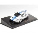 Cochesdemetal.es 2017 Ford GT Blanco/Azul 1:43 IXO Models CLC536N.22