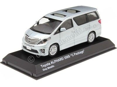 Cochesdemetal.es 2012 Toyota Alphard 350S "C Package" Plateado 1:43 Kyosho 03646GM