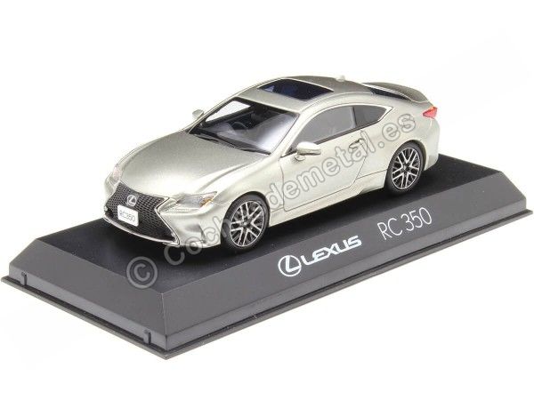 Cochesdemetal.es 2014 Lexus RC350 Coupe Titanio Sonico 1:43 Kyosho 03657T