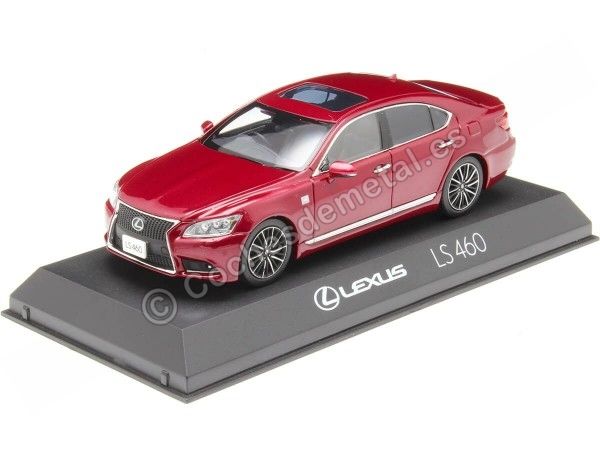 Cochesdemetal.es 2015 Lexus LS460 F Sport (XF40) Rojo 1:43 Kyosho 03659RM