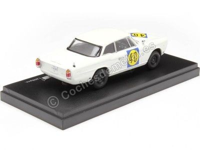 Cochesdemetal.es 1957 Nissan Prince Skyline Sport Coupe Racing Nº40 Blanco 1:43 Kyosho 03233B 2