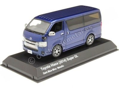 Cochesdemetal.es 2014 Toyota Hiace Super GL Azul Marino Metalizado 1:43 Kyosho 03861BM