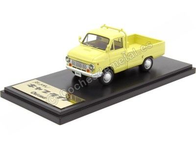 Cochesdemetal.es 1966 Nissan Datsun Cablight Pick-Up Amarilla 1:43 Kyosho 043101B