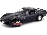 1982 Chevrolet Corvette Coupe Negro 1:18 Welly 12546