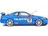 Cochesdemetal.es 2000 Nissan Skyline GT-R (R34) Streetfighter Calsonic Tribute Azul 1:18 Solido S1804307