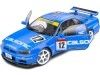 Cochesdemetal.es 2000 Nissan Skyline GT-R (R34) Streetfighter Calsonic Tribute Azul 1:18 Solino S1804307