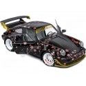 CARSDEMETAL.ES 2021 PORSCHE 911 (964) RWB RAUH-WELT AOKI Black avec décoration 1:18 SOLIO S1807507