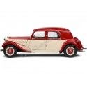 CARSDEMETAL.ES 1937 Citroen Tracion 11cv Berlina Red / Beige 1:18 SOLODO S1800907