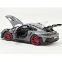 Cochesdemetal.es 2022 Porsche 911 GT3 RS Gris Artico/Rojo Pira 1:18 Norev 187350
