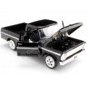 Cochesdemetal.es 1969 Ford F100 Black Pickup Metallic 1:24 MOTOR MAX 79315