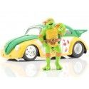 CARSDEMETAL.ES 1959 Volkswagen Drag Beetle + Michelangelo "Turtles Ninja" 1:24 Jada Toys 33741 253285002