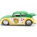 CARSDEMETAL.ES 1959 Volkswagen Drag Beetle + Michelangelo "Turtles Ninja" 1:24 Jada Toys 33741 253285002