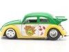 CARSDEMETAL.ES 1959 Volkswagen Drag Beetle + Michelangelo "Turtles Ninja" 1:24 Jada Toys 33741 253285002