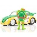 CARSDEMETAL.ES 1959 Volkswagen Drag Beetle + Michelangelo "Turtles Ninja" 1:24 Jada Toys 33741 253285002