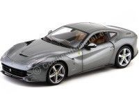 2012 Ferrari F12 Berlinetta Gris Oscuro Hot Wheels BCJ74