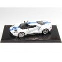 Cochesdemetal.es 2017 Ford GT Blanco / Blue 1:43 Modèles IXO CLC536N.22