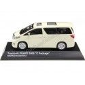 Cochesdemetal.es 2012 Toyota Alphard 350S "C Package" Blanco Perla 1:43 Kyosho 03646GL