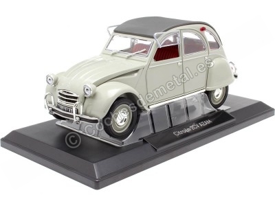 Cochesdemetal.es 1966 Citroen 2CV AZAM Gris Rosa 1:18 Norev 181430