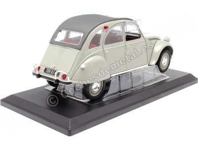 Cochesdemetal.es 1966 Citroen 2CV AZAM Gris Rosa 1:18 Norev 181430 2