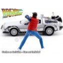 CARSDEMETAL.ES Figure de résine Marty McFly "Retour au futur" 1:18 Triple 9 T9-18002